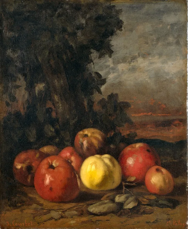Apples, Gustave Courbet