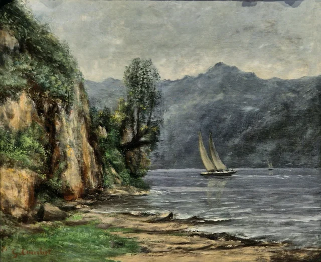 Paisaje con lago