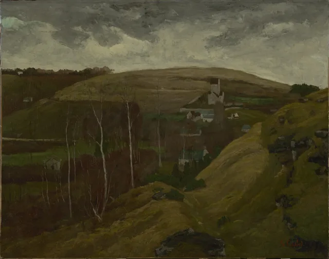 Hilly landscape, Gustave Courbet