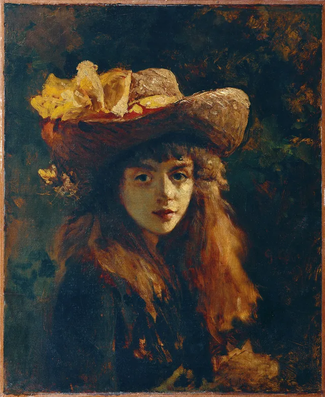 Portrait of a Girl, Gustave Courbet