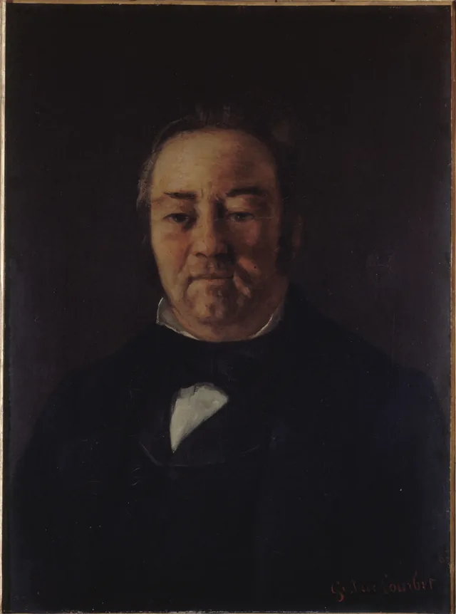 Portrait of Monsieur Corbinaud, Gustave Courbet