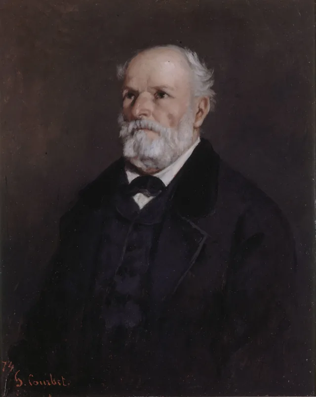 Portrait of Régis Courbet, the Artist's Father, Gustave Courbet
