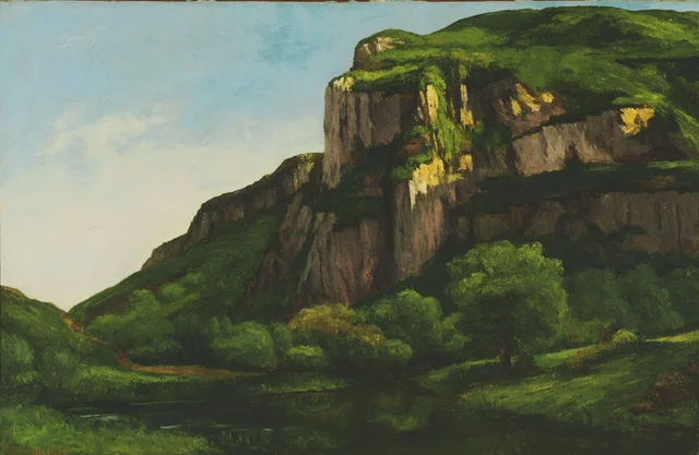 Rocas en Mouthier, Gustave Courbet