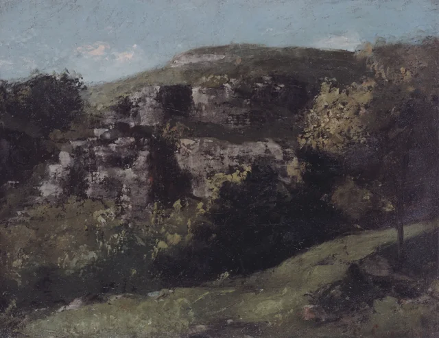 Rocas en Ornans, Gustave Courbet