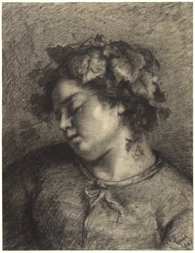 Head of a Sleeping Bacchante
