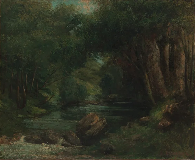 Un arroyo en el bosque