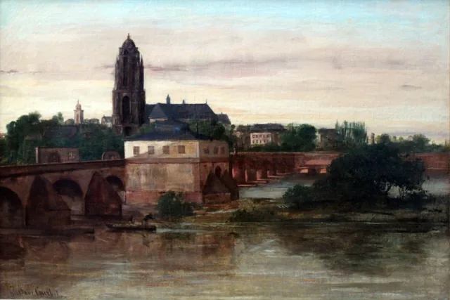View of Frankfurt am Main, Gustave Courbet