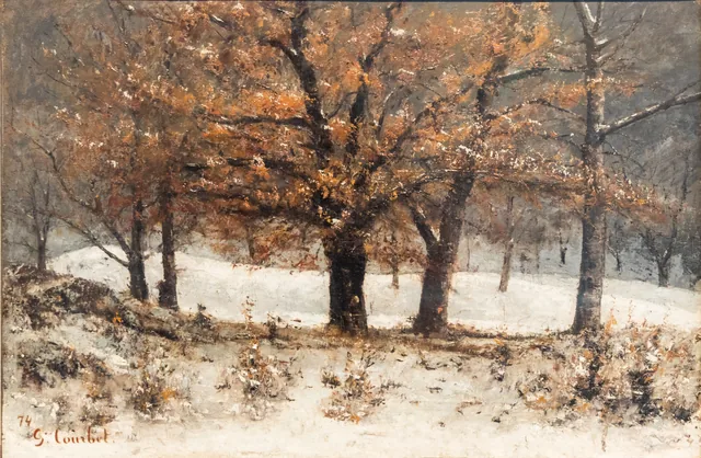View of the Parc des Crêtes above Clarens, Gustave Courbet