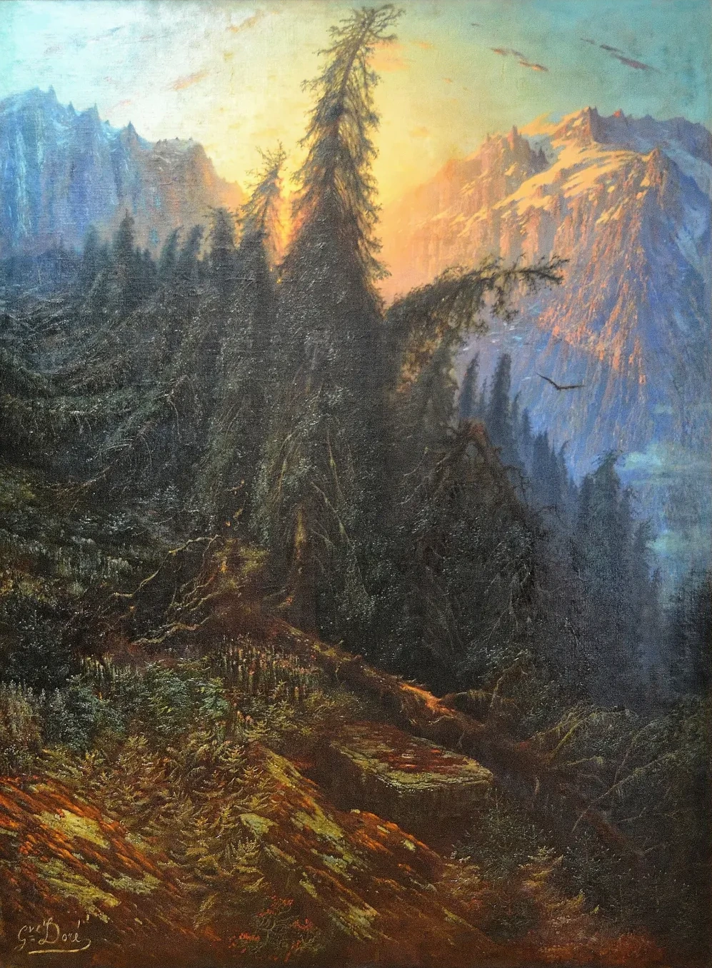 Mountain Landscape, Gustave Doré