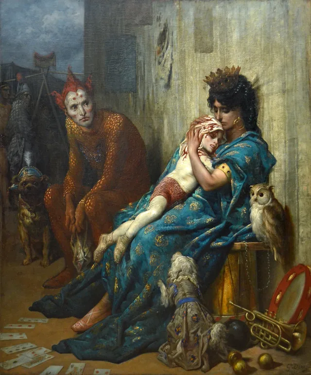 The Acrobats (The Wounded Child)