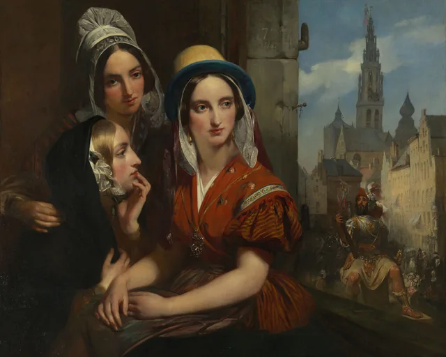 Souvenir of Antwerp, Gustave Wappers
