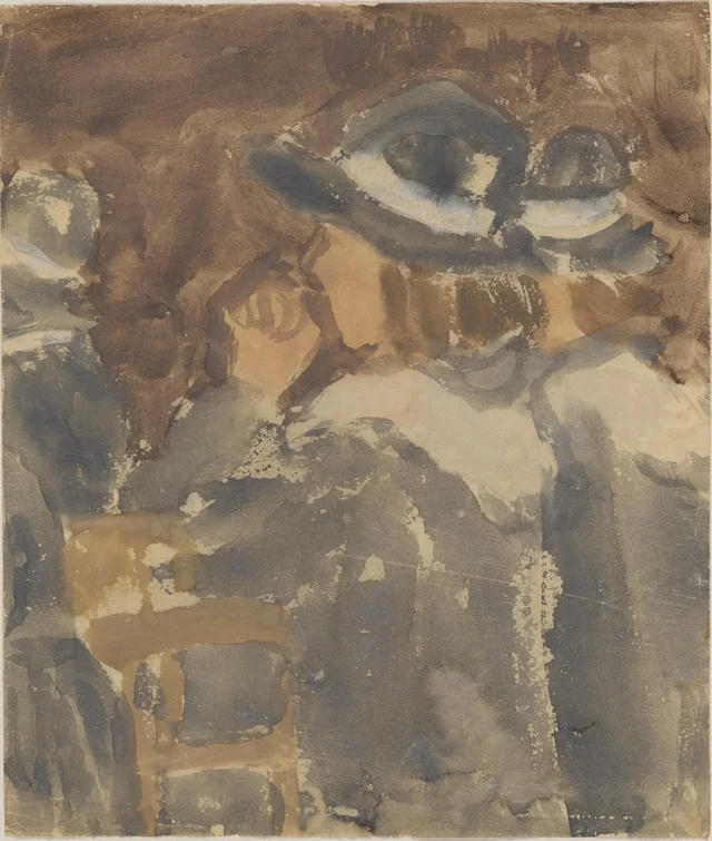 Deux fillettes en noir et blanc
