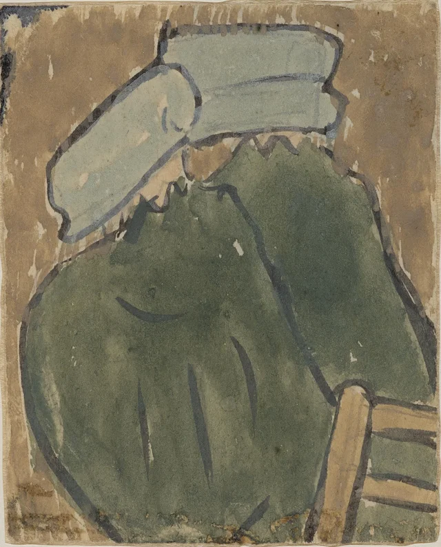 Deux religieuses à l'église