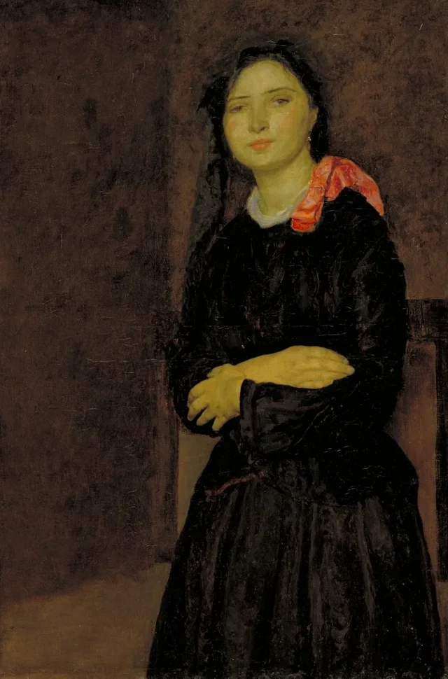 Dorelia con vestido negro, Gwen John