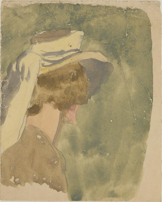 Femme à l'église
