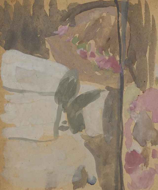 Mujer con sombrero, Gwen John