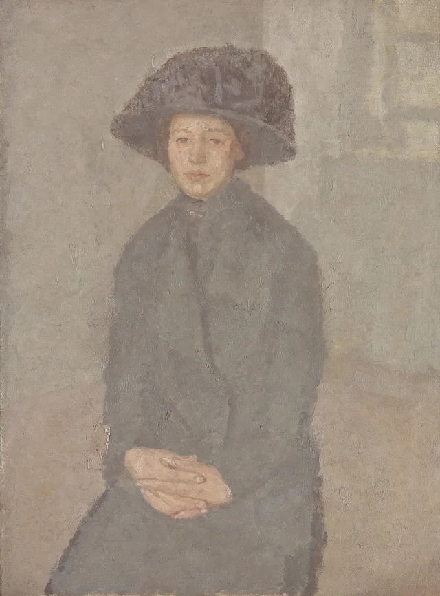 Femme posant en chapeau, Gwen John