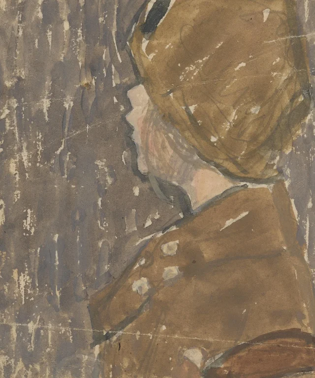 Niña en la iglesia, Gwen John