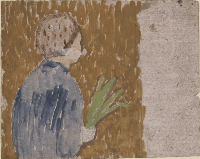 Fillette à la palme