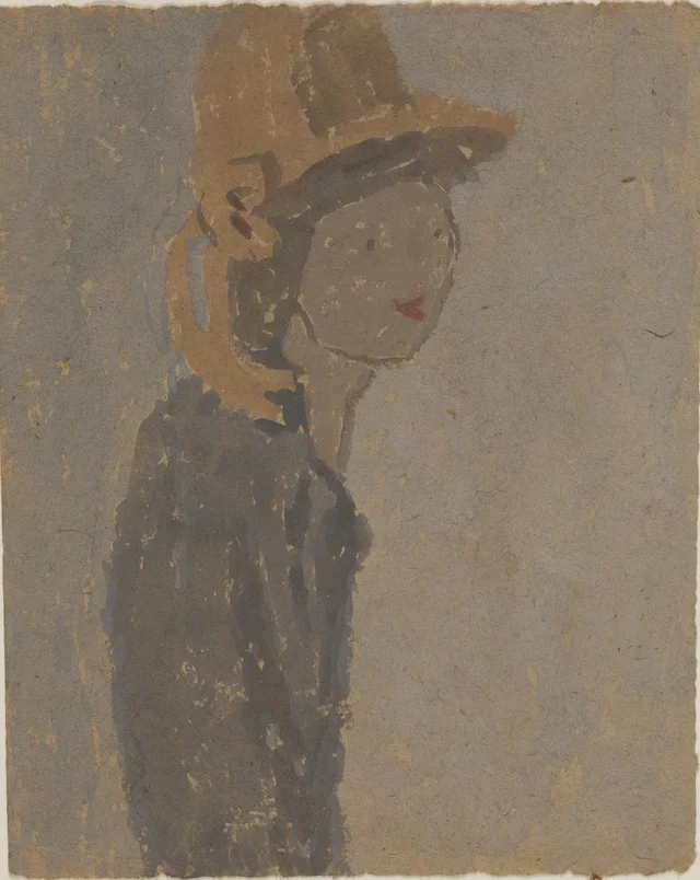 Fillette au chapeau