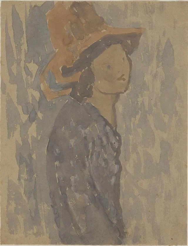 Fillette au chapeau