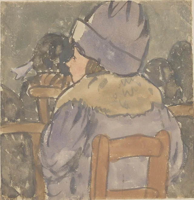 Fillette dans une église