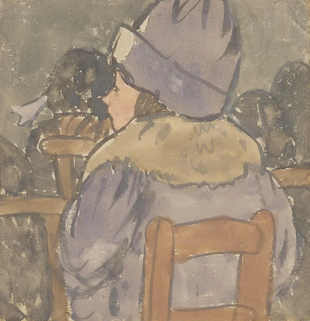 Niña en una iglesia, Gwen John