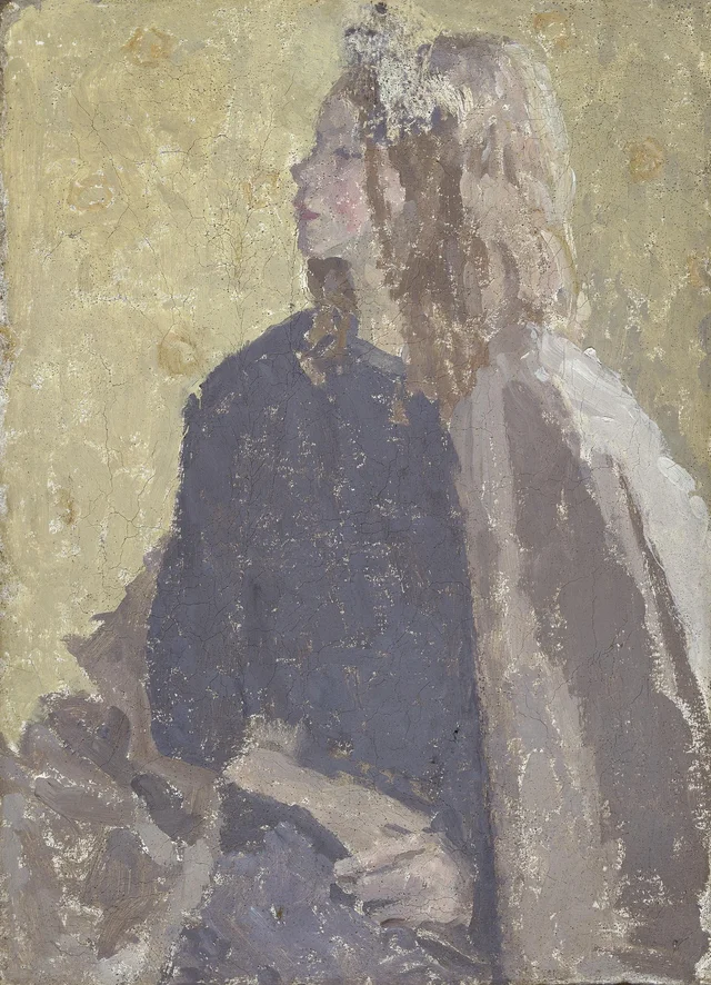 Niña de perfil, Gwen John