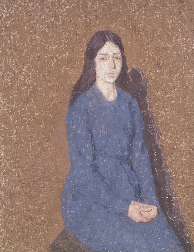 Niña con vestido azul, Gwen John