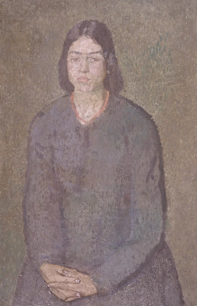 Niña con vestido verde, Gwen John