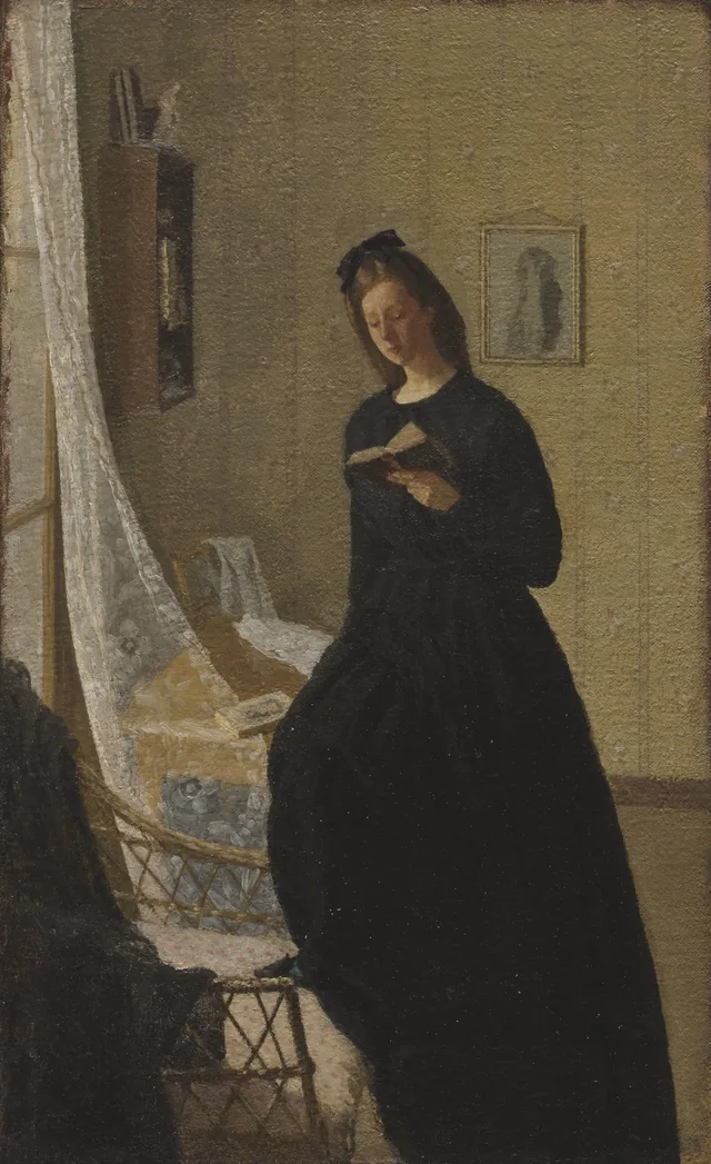 Fillette lisant à la fenêtre, Gwen John