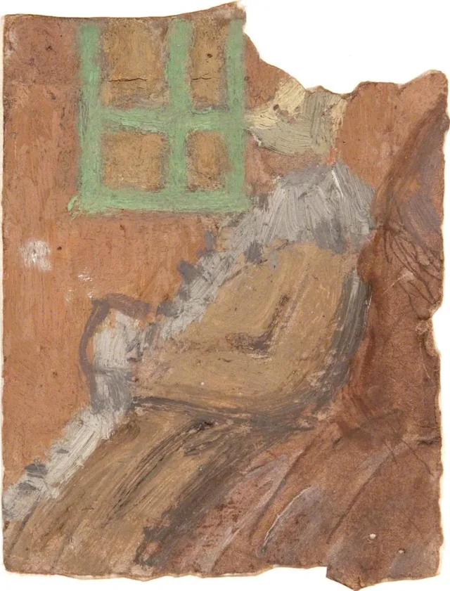 Fillette près d'une fenêtre