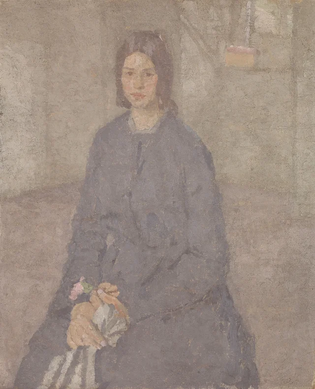 Fillette tenant une rose, Gwen John