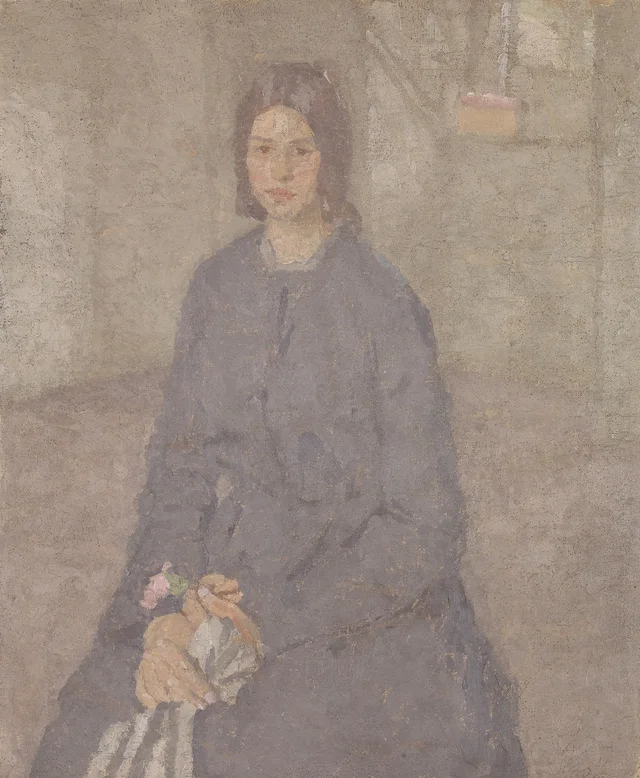 Niña con una rosa, Gwen John
