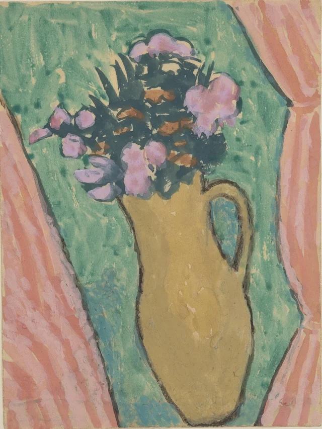 Fleurs dans un pichet