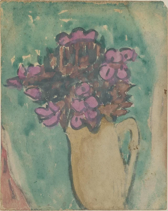 Fleurs dans un pichet