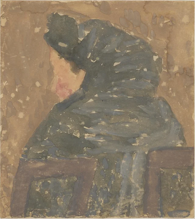 Personnage à l'église
