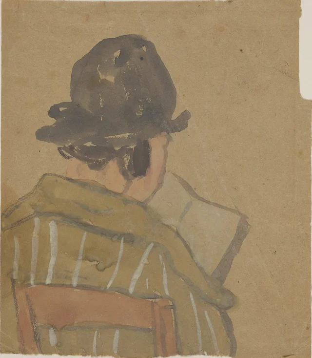 Personnage à l'église