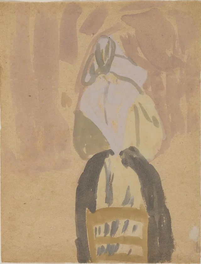 Personnage à l'église