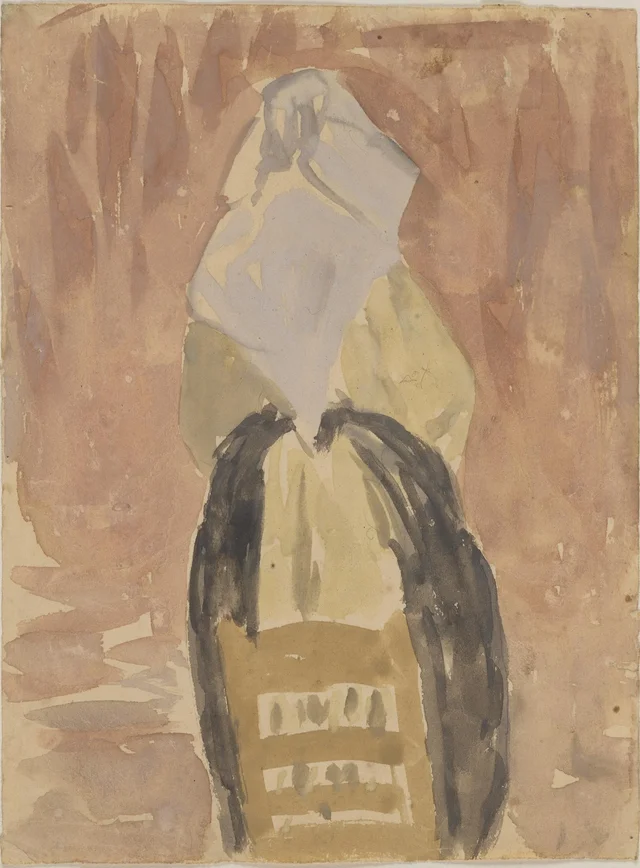 Personnage à l'église