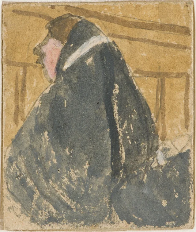 Personnage à l'église