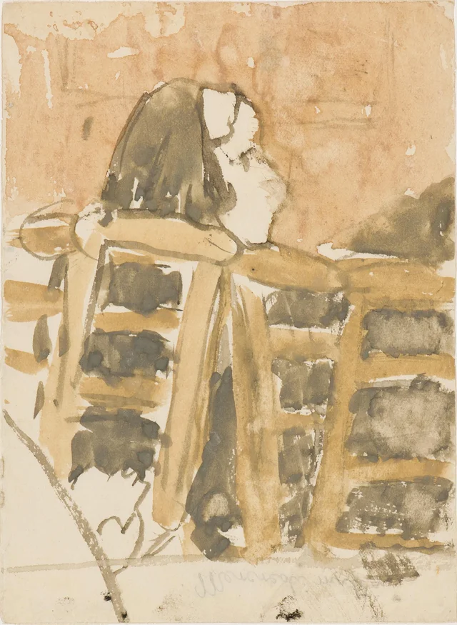Personnage à l'église