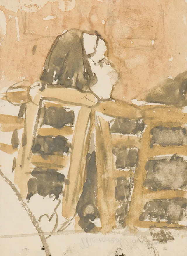 Figura en la iglesia, Gwen John