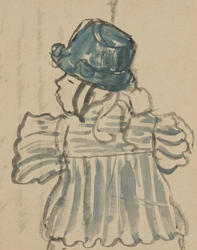 Niña pequeña con gorro, Gwen John