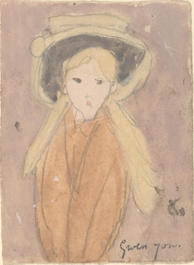 Petite fille au grand chapeau