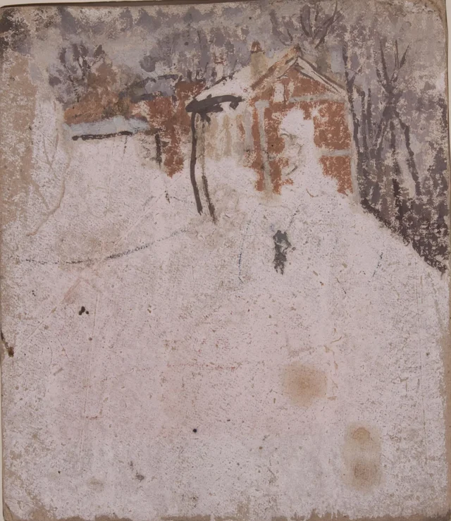 Une maison parmi les arbres