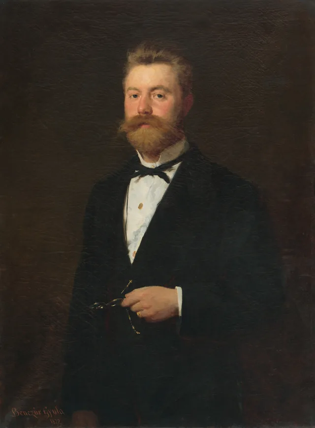 Retrato oficial de um homem: retrato de Géza Benczúr, Gyula Benczúr