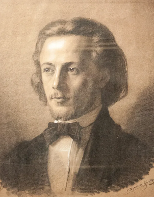 Autorretrato, Gyula Benczúr