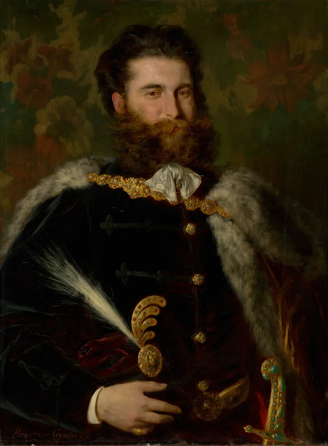 Retrato de Albert Ujházy, Gyula Benczúr