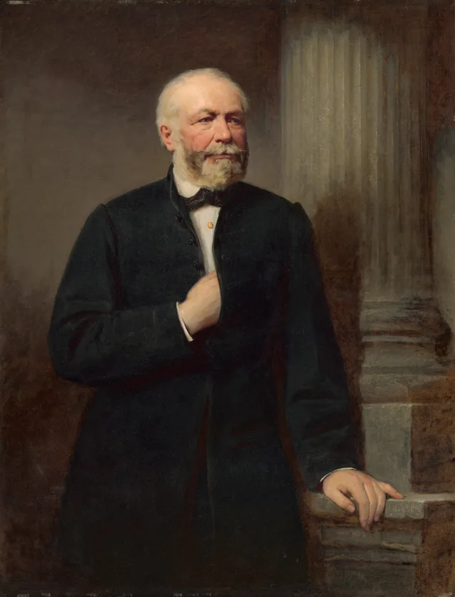 Retrato do banqueiro de Košice Karl Fiedler, Gyula Benczúr